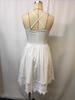 2026 Spring/Summer French Chic White Lace-Trim Camisole Dress for Women - Beach Vacation