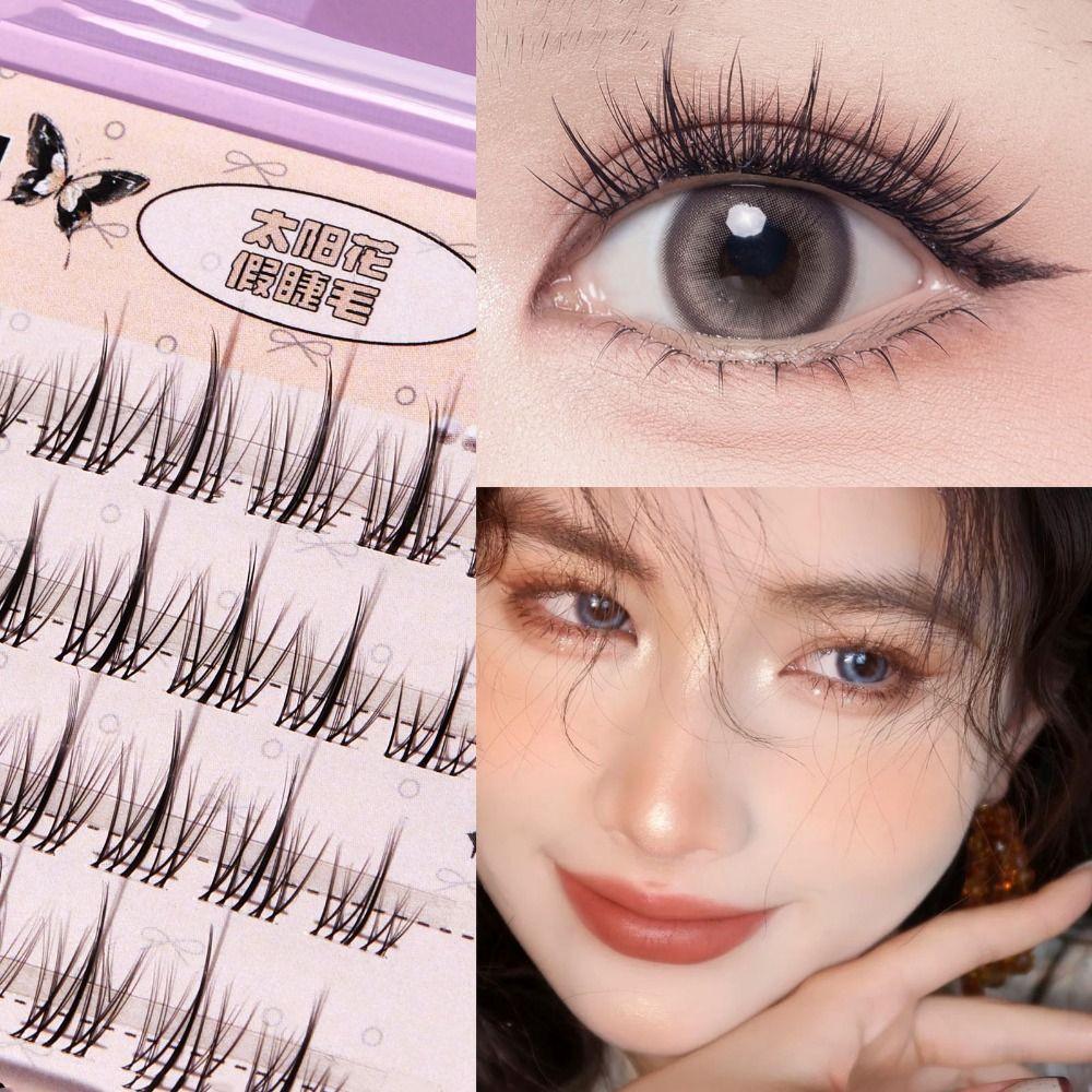 Slender Clusters False Eyelashes Fluffy Self-grafting False Eyelashes False Eyelashes  Party