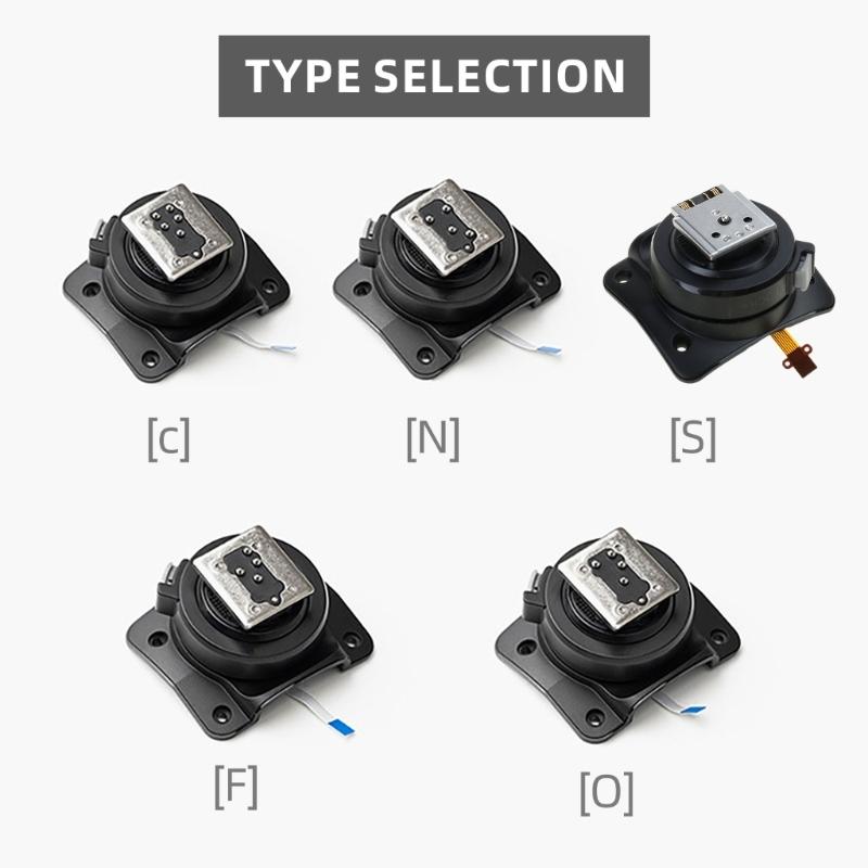Hot Shoe Replacement Mount Foot Flashing Repair Parts for V1S/V1C/V1N/V1F/V1O Flashing Hot Shoe Mount Base Replacement