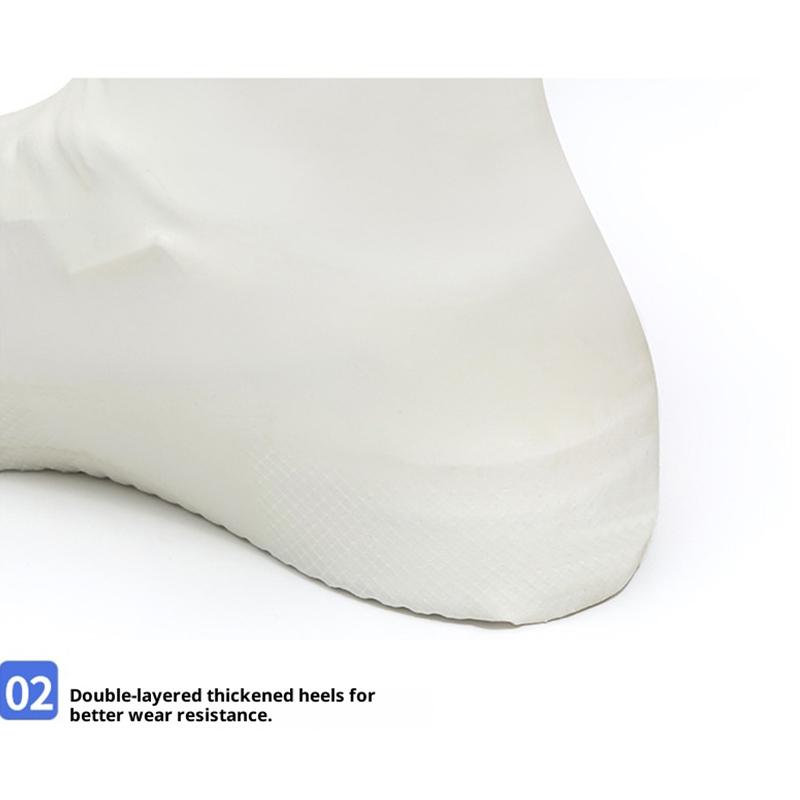 1 Pair Easy to Clean Reusable Rain Gear Fishing Equipment High Elasticity Rainy Day Essentials Non-Slip Hiking Multi-color