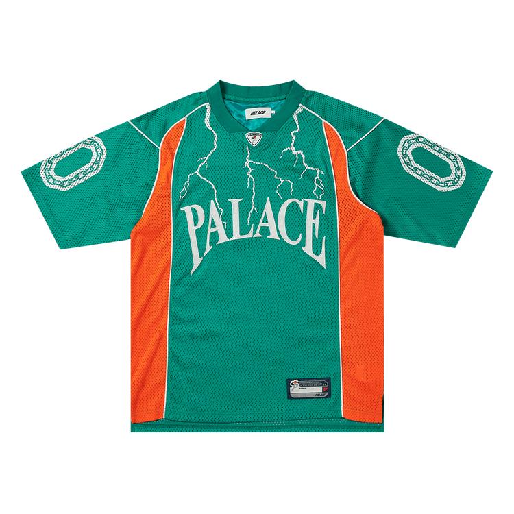

Palace Hesh Athletic Jersey Бирюзовые топы унисекс Синие P24ES001 M