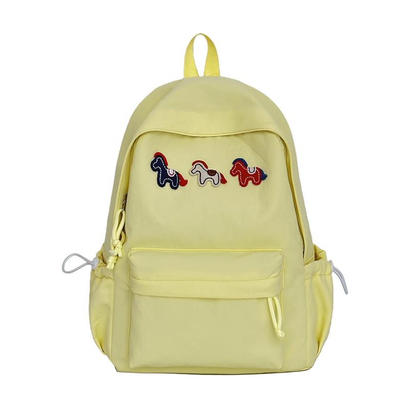 Cartoon Pony Backpack Women's Backpack Junior High School Students Large Capacity Schoolbag