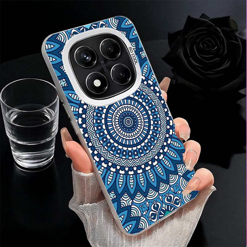 Mandala Style Pattern Shockproof Phone Case for Xiaomi Redmi Note 15 14 13 12 Pro Plus 11 11S 11T 5G Cover Anti Fall Fundas