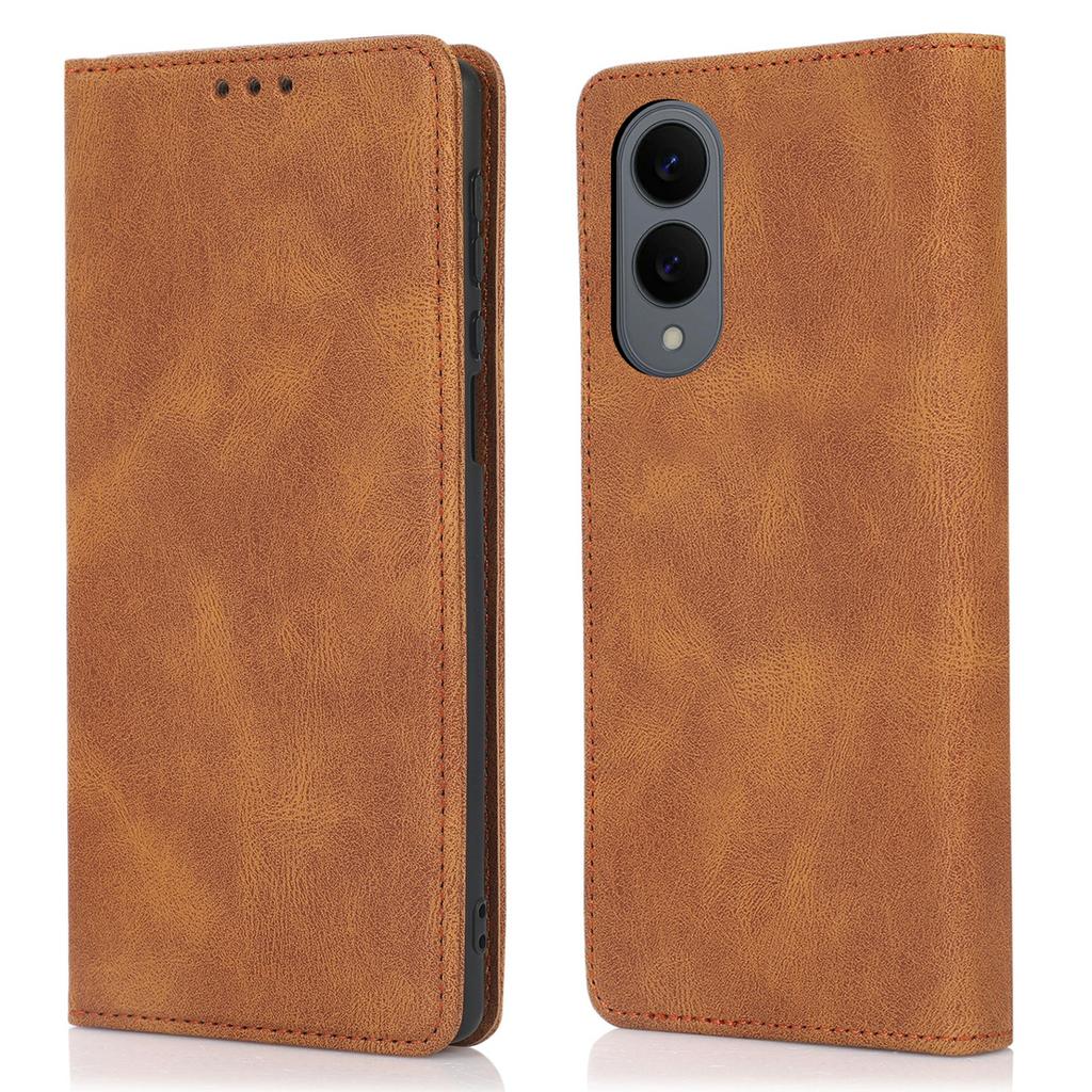 For Samsung Galaxy S25 Edge Case Wallet Magnetic Closing Leather Flip Phone Cover