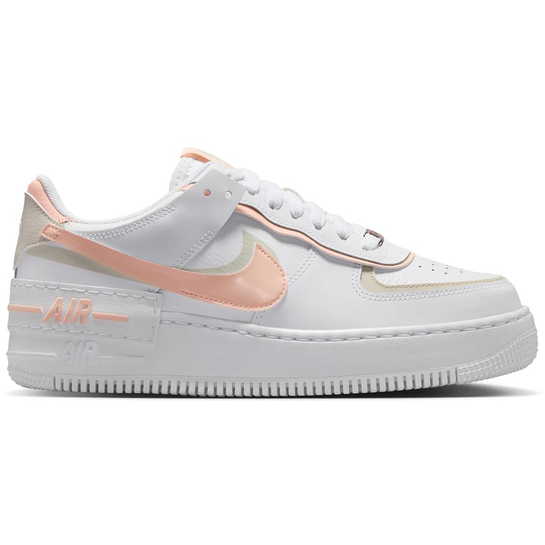 Кроссовки Nike Air Force 1 Low Shadow Белый Светло-орехово-коричневый Выгоревший коралловый ЖенскийCI0919-121 355 9774₽