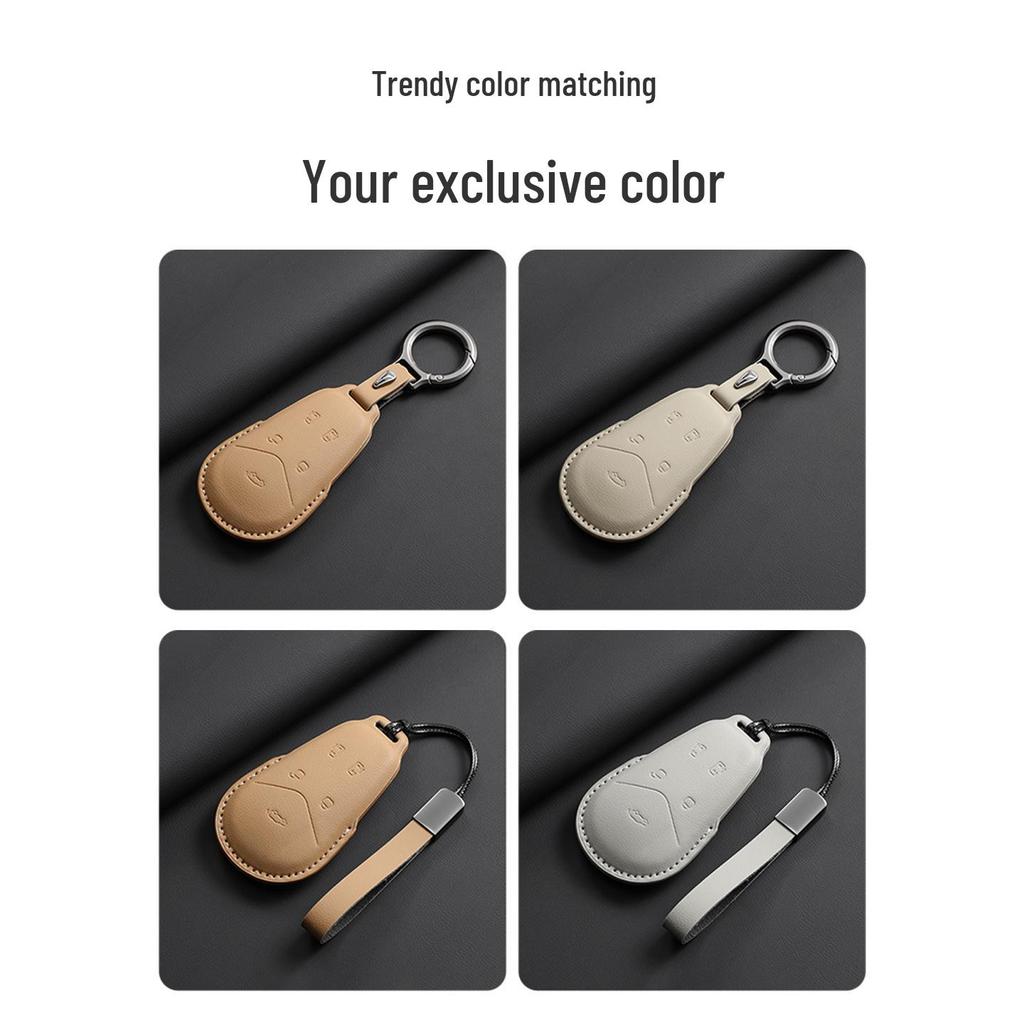 Voyah Dreamer Key Case with Car Accessories - 25 Model Blueprint Protective Shell Buckle for Men