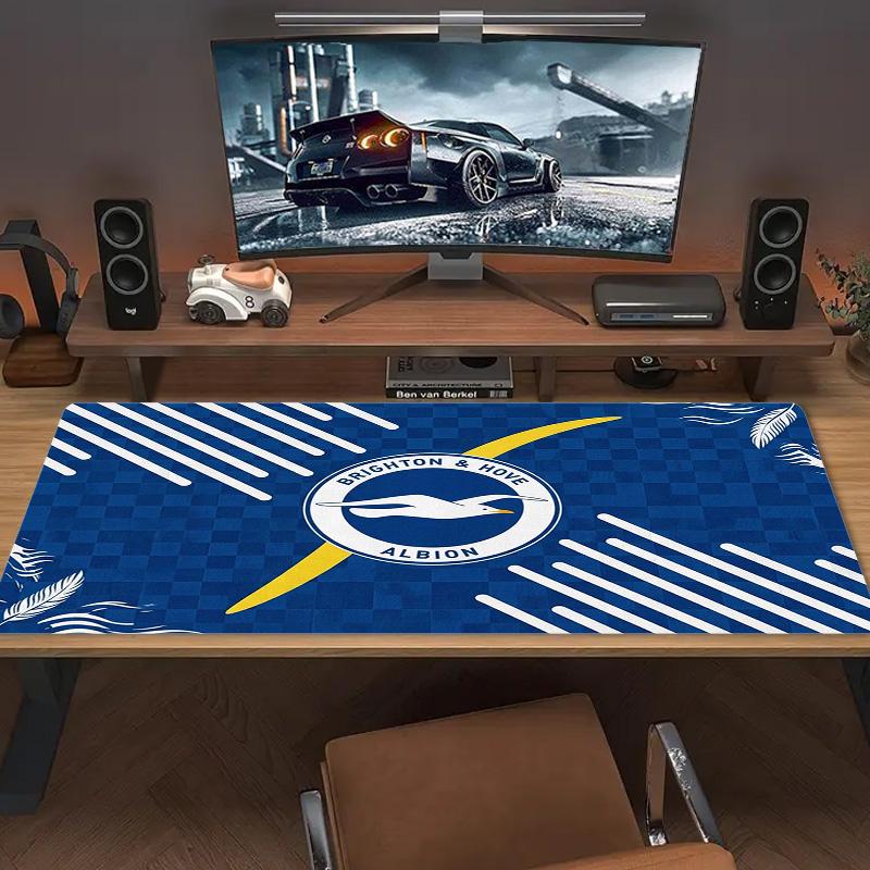 Brighton & Hove Albion Color Mouse Pad Large Gaming Table Cushion Non-slip Laptop Tablet Big Mousepad XXL Mat Mini PC Playmat With Lock Edge