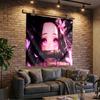 Butterfly Nezuko Fantasy Tapestry Playroom Tapestry, Accessories for Bedroom,Livingroom, Dormitory Room Wall Decor Fan Birthday Gifts