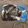 [USED] 7TSM2 MAGELLAN Dog Back Print Short Sleeve T-shirt, Used Clothing