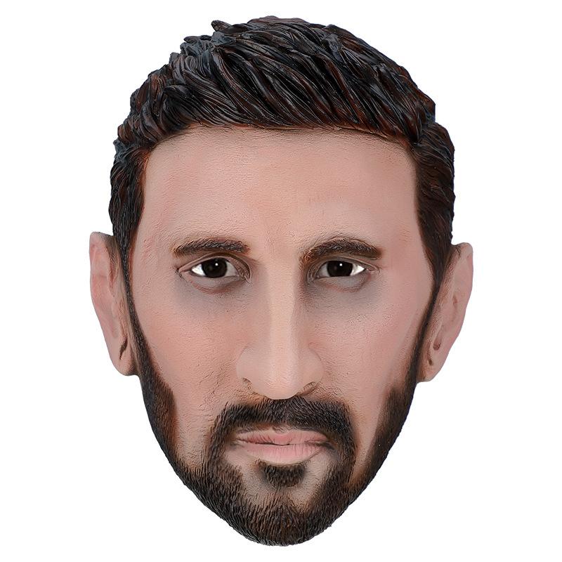 Halloween Party Costume Cosplay Simulation Character Messi C Mbappe Latex Mask 40864