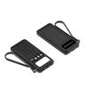 Solar-Powered 20,000mAh Power Bank with Large Capacity and Display – Ideal Holiday Gift