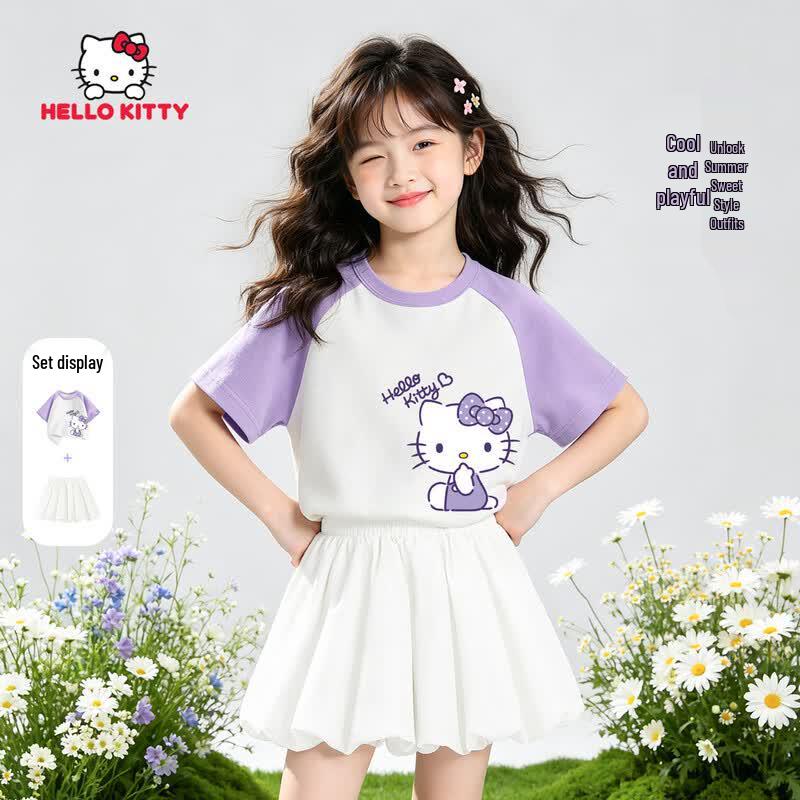Hello Kitty Girls Summer Culotte Set 110cm