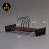 3Pcs Retro Metal Wood Hanger Wardrobe Wide Shoulder Non-slip Clothes Hangers Household Coat Pants Suits Drying Rack Organizer