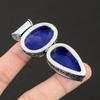Blue Sapphire Gemstone Handmade 925 Sterling Pendant Lab Created Sapphire, Handmade Gifts Pendant, Gifts For Women, Gifts For Her