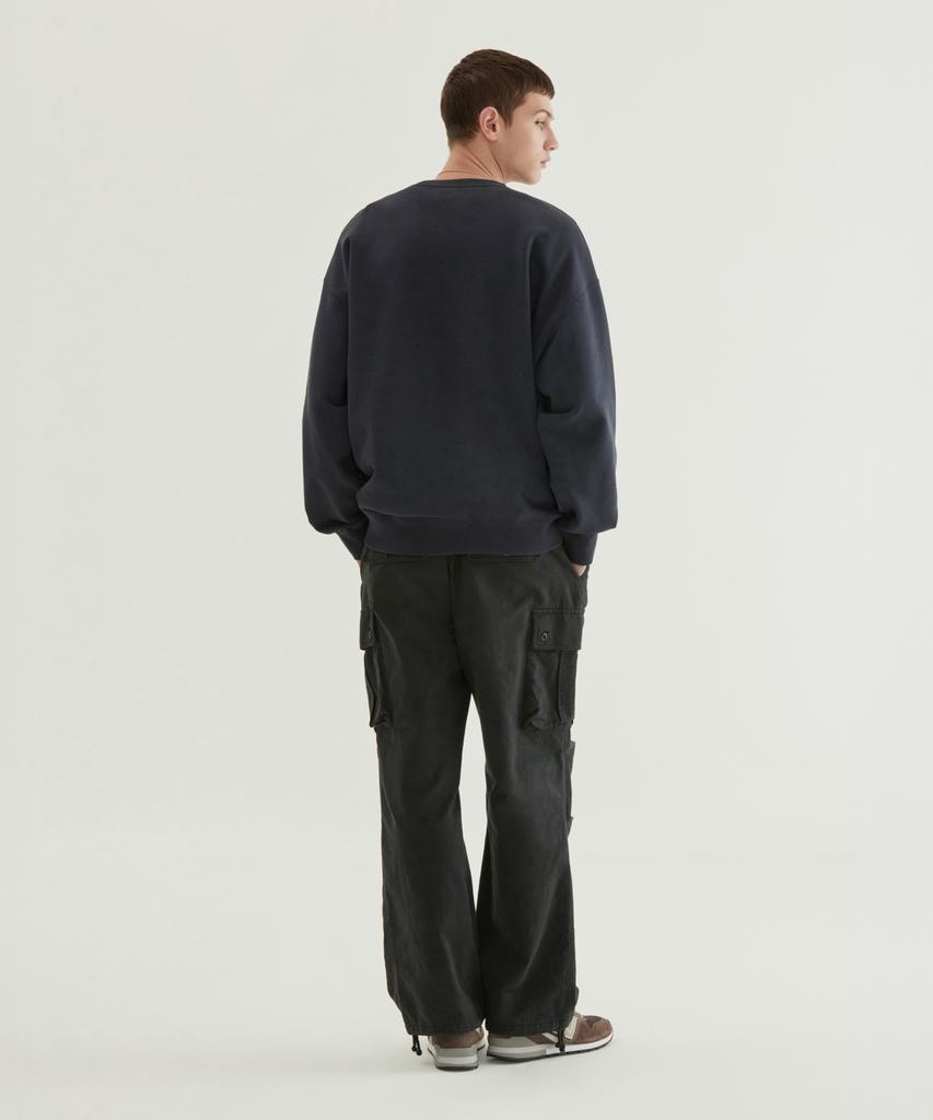 COVERNAT Tube Duck Graphic Sweatshirt Dark Navy