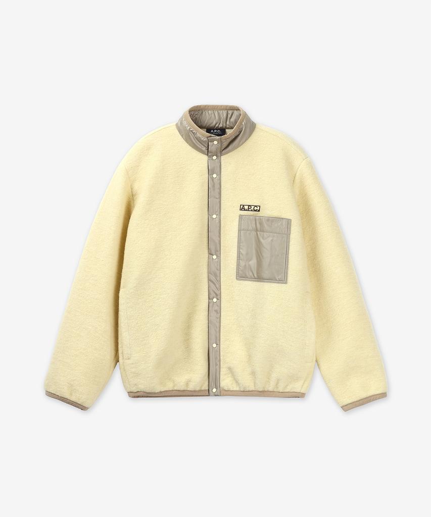 A.P.C. Iwan Fleece Jumper - Ivory / Wvbcam02855Dab