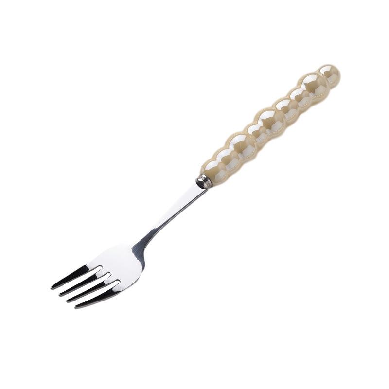 Light Luxury Creative Knife, Fork and Spoon Household Stainless Steel Steak Knife and Fork Western Dessert Spoon Tableware Set High Value