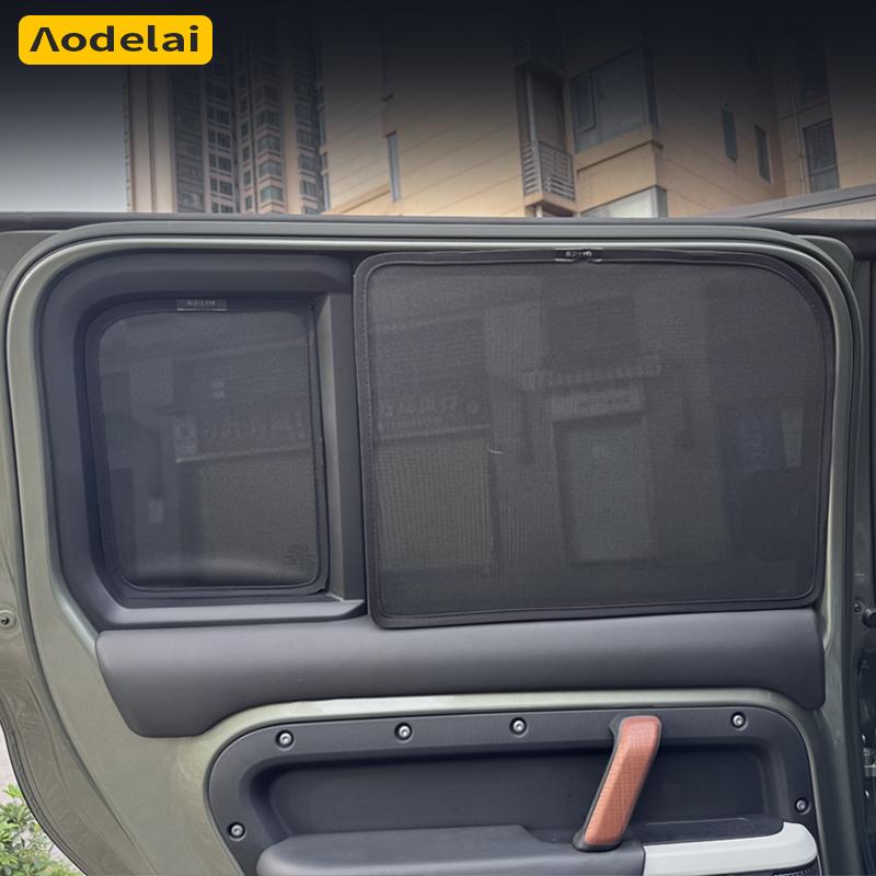 For Land Rover Defender L663 110 2020-2025 Car Window Sunshade Double Sides Summer UV Protection Curtains Sun Shield