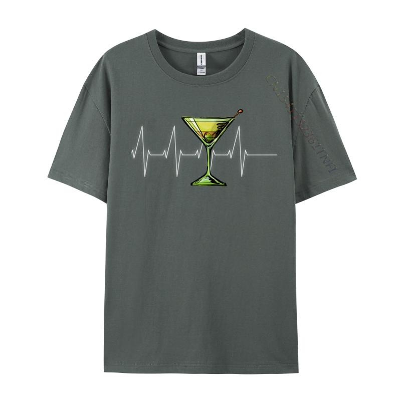 Dirty Martini Heartbeat Comics Family Top T-Shirts Summer Tops T Shirt For Men Graphic Pure Cotton Print T Shirts Drop Shipping