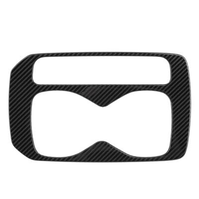 Console Cup Holder Panel Carbon Fiber Style Gear Cupholder Frame Protection Cover Trim for ID.4 Crozz 2021‑2022