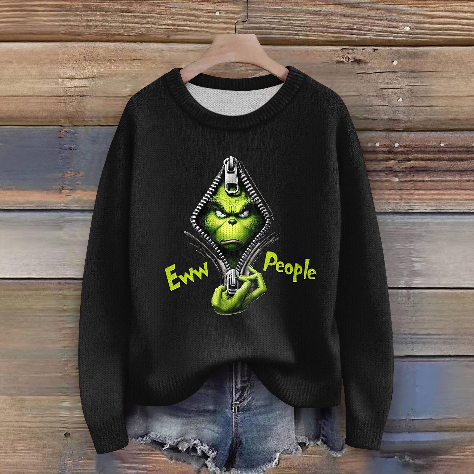 

Женский модный повседневный пуловер с длинным рукавом и вырезом горловины XXL