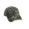 Korean Retro New Leopard Print Baseball Hat for Women In Spring and Autumn Ripped Old Street Casual Baseball Hat Showing Small Face