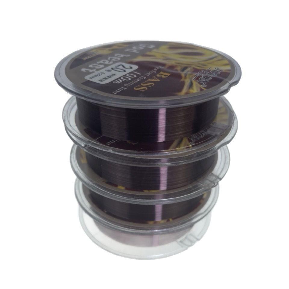 100m Kawa Monofilamentowa Żyłka Wędkarska: Łatwy do rzucania, Wysoka wytrzymałość na rozciąganie, Super miękki do łowienia basów