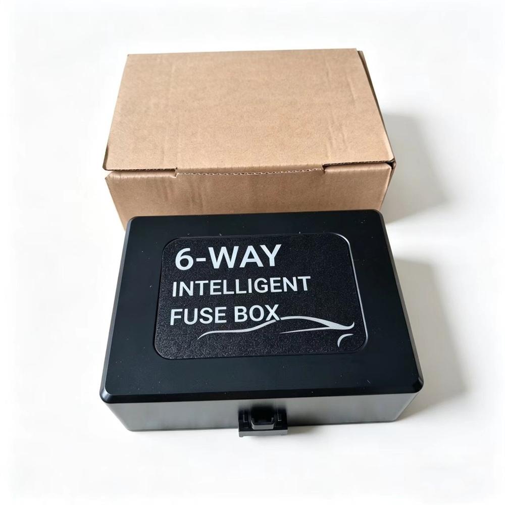12V 6 Way Relay Fuse Box w LED For SUV ATV Truck Boat