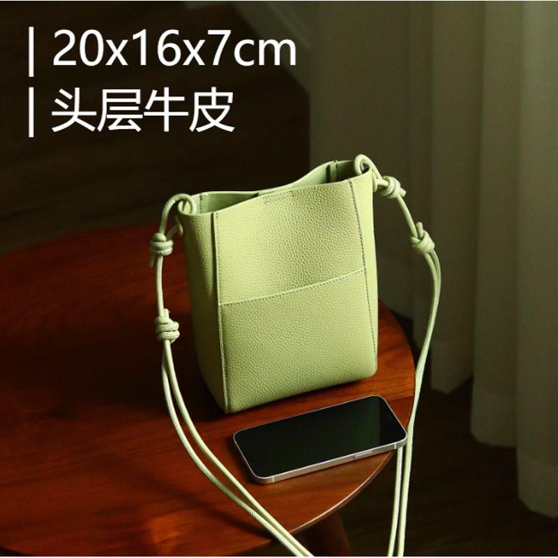 [Clearance Special Offer] First Layer Cowhide Women Bag Genuine Leather Bag Skeleton-Skin
