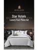 Four-Piece White Bedding Set for Hotels, Guesthouses & B&Bs: Includes Sheets and Three-Piece Duvet Cover Set