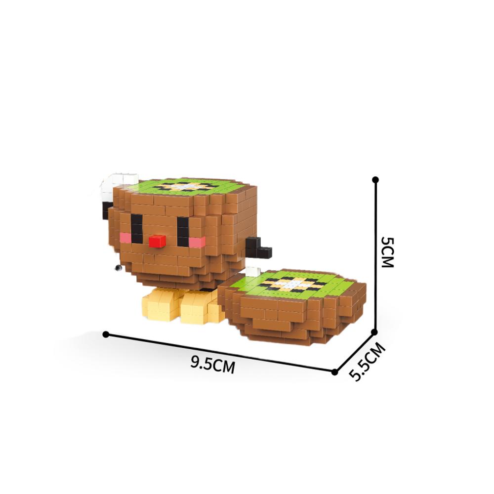 Fun Fruit 3D Micro Mini Building Block Toys, Cultivate Logical Thinking, Eco Friendly ABS Material, Children's Birthday Gifts