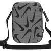 Nike Geantă Crossbody din Material Textil Regular Unisex Negru Alb Casual DQ5738-010