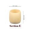 1 pcS Natural Hand Carved Carbonized Bamboo Tea Coffee Milk Water Cup