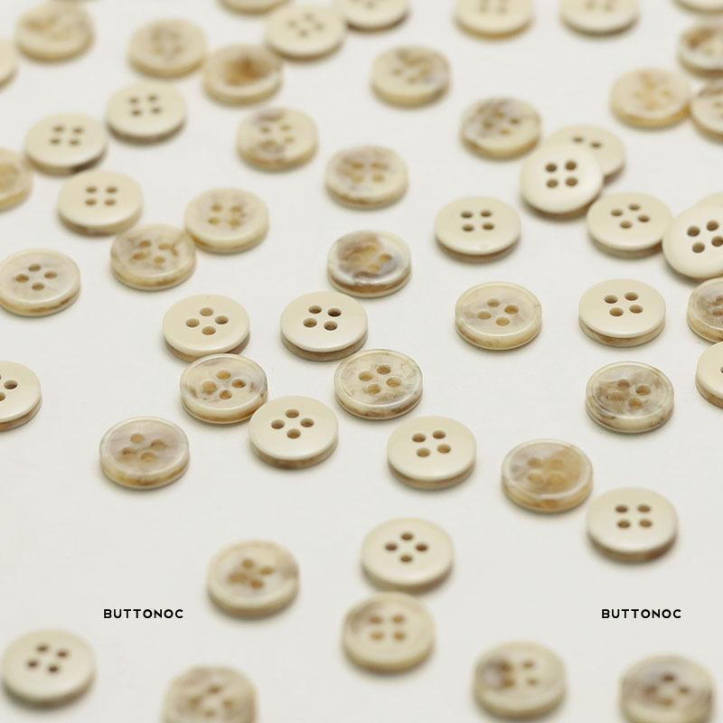 Four-Eye Resin Imitation Rock Button Beige Black Lining Clothes Knitted Cardigan Button Children'S Clothing Men'S And Women'S Sleeve Collar Button