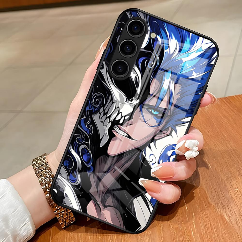 Bleach Grimmjow Anime Phone Case For Samsung S26 S25 Edge Ultra S23 S22 S21 S20 Ultra Plus S24 Fe A54 A53 A25 Glass Cover