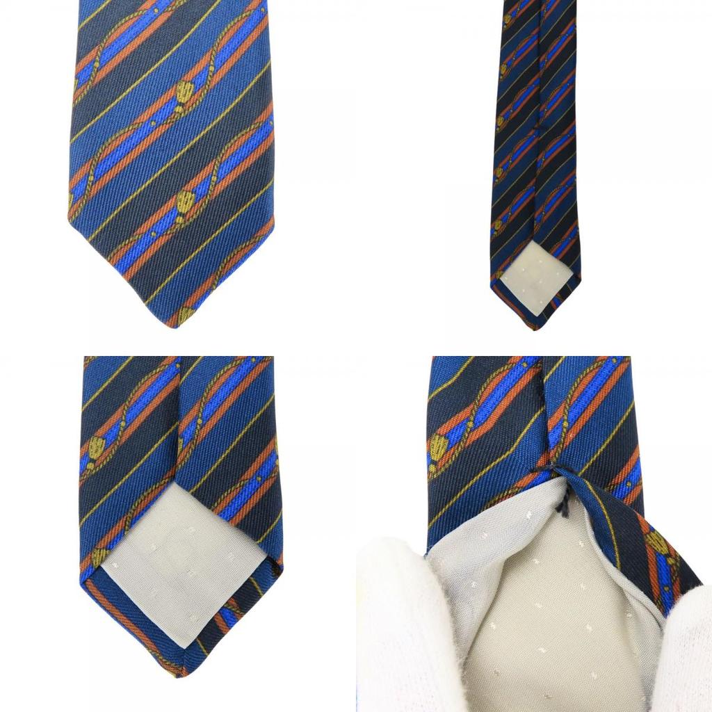 Gebrauchte CELINE Krawatte Regimentskrawatte Marine System mehrfarbig Anzug