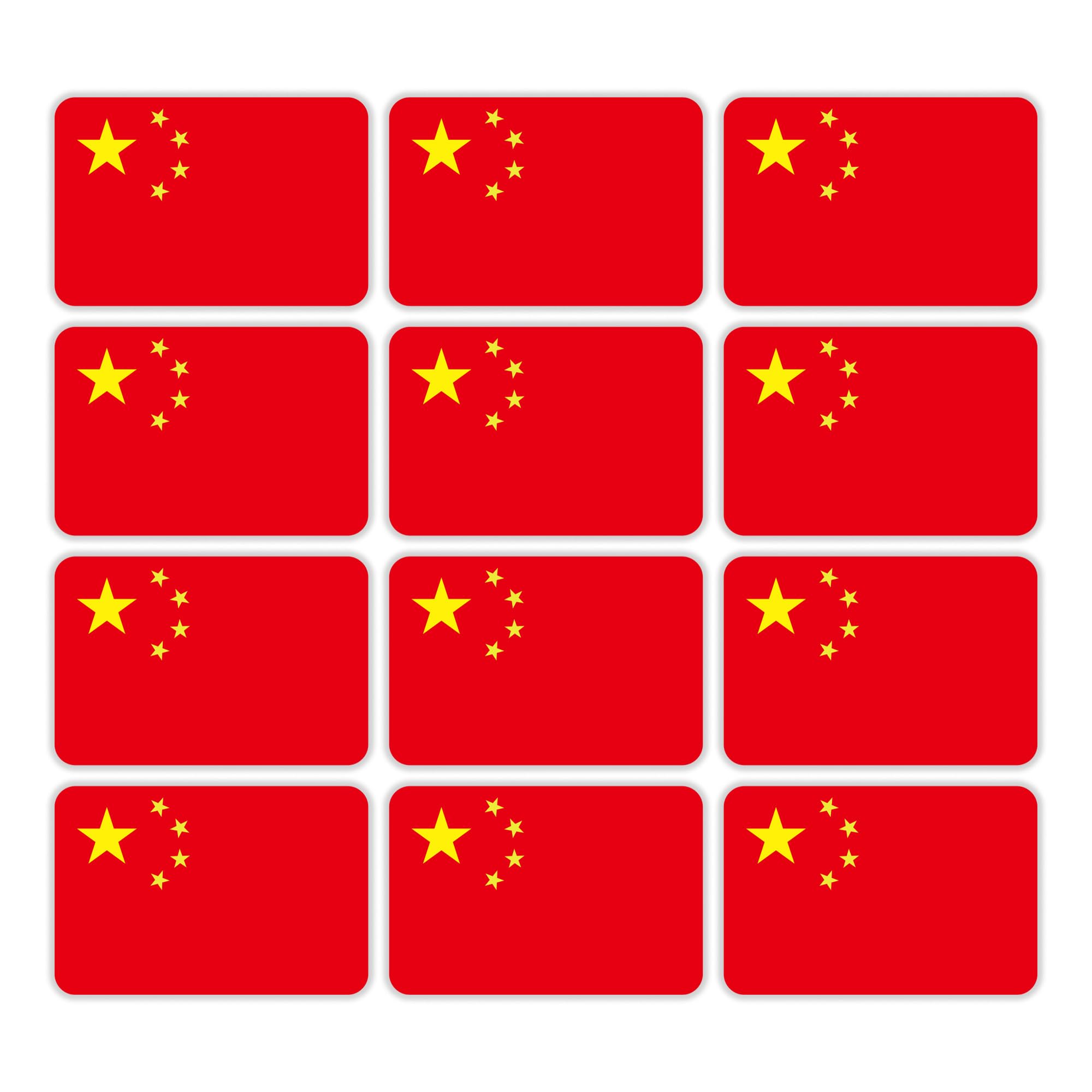 

BABICARE NF001-XXS Made in Japan CHINA Chinese Flag Sticker/Sticker for Clothing/Car Body Safe Heat