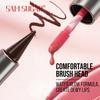 Set 4 buc 2-în-1 Luciu de buze și Contur de buze cu Capete Duble, ruj lichid hidratant și creion de buze cu sclipici fin, machiaj de buze de lungă durată cu luciu ridicat