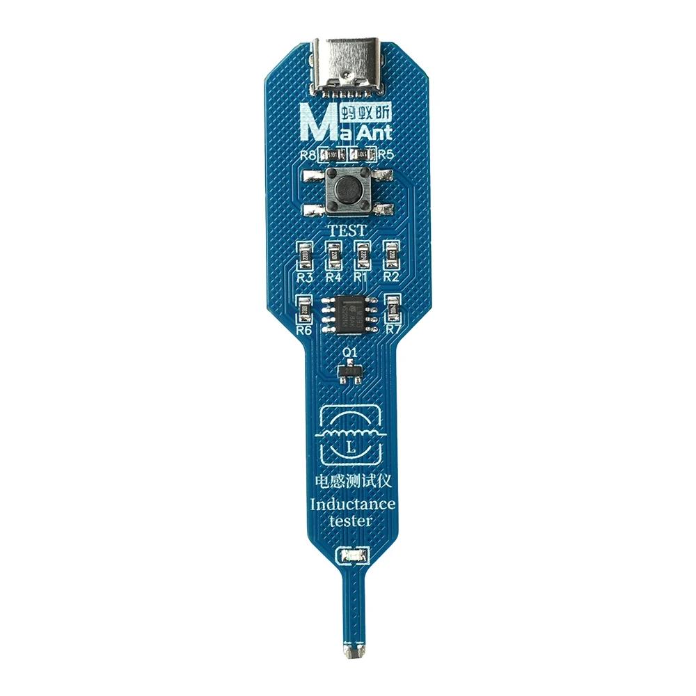 M093 Inductor Tester Motherboard Coil Tester Inductor Detector Repair Tool Type C Electromagnetic Induction Tester