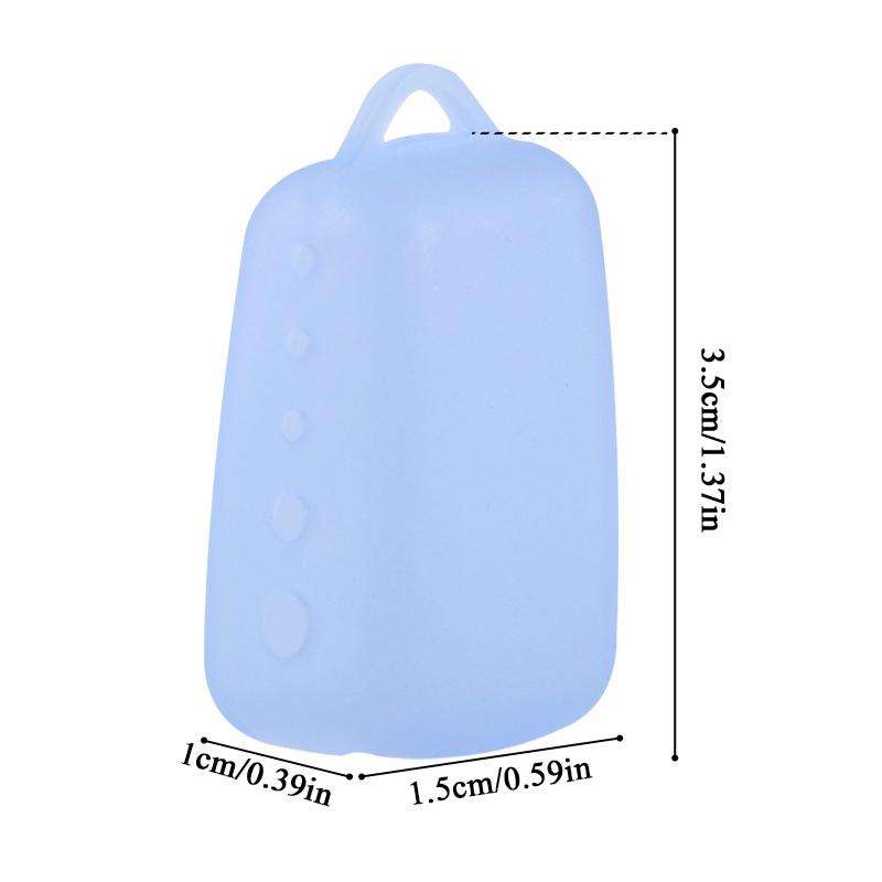 5PCS Silicone Portable Toothbrush Head Covers Travel Hiking Camping Toothbrush Box Brush Cap Case Protective Dustproof Case