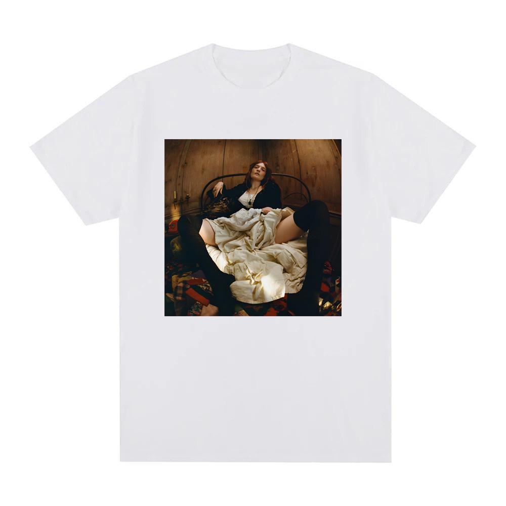 florence and the machine Everybody Scream The new album T-shirt High Quality Summer Tee-shirt Sleeve Clothes 100%Cotton Tops