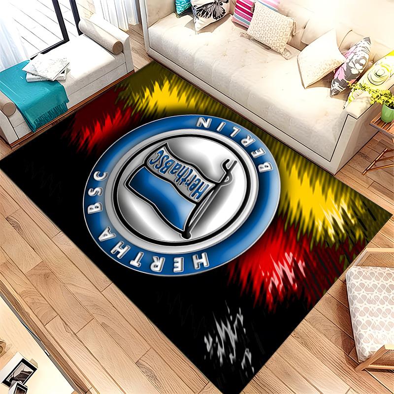 Hertha Berliner Sport Club (14) Rug Suitable For Living Rooms Bedrooms Computer Rooms Dining Areas And Placement Under Tables And Chairs Also An Ideal