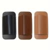Abrasion Resistant Leather Knife Sheath 5Inch Foldable Design Scratch Proof Lining Outdoor Waist Pouch Blade Protection Storage