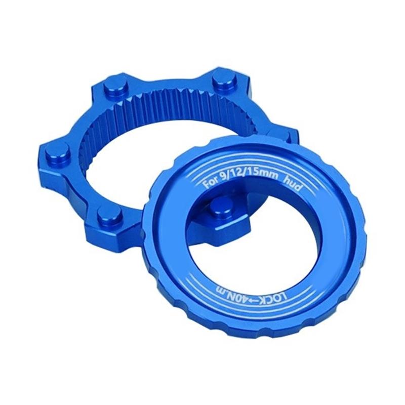 Road Bike Hub Center Lock To 6 Hole Adapter Bicycles Center Lock Adapter with Lock Rings 6 Pin Disc Brake Bicycles Part
