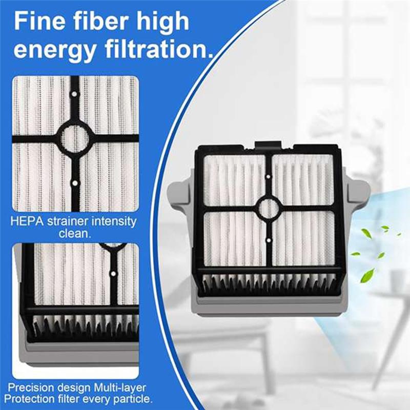YCOC-Main Brush HEPA Filter For Tineco Floor One S5 Steam/Ifloor 5 Steam Robot Vacuum Cleaner Kit