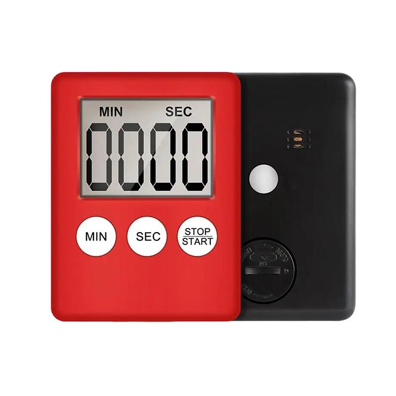 1 stk LCD Digitalt Kjøkkentimer Magnetisk Matlaging Nedtelling Opptellingstimer Klar Høy Alarm Hjemmekjøkken Matlagingstilbehør