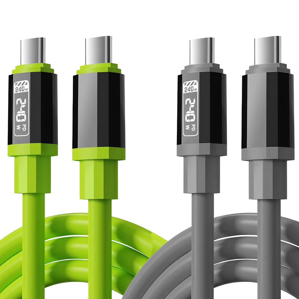 240W Type C To Type C Cable Phone Super Fast Charging Cable /Type-C Bracket Adapter For iPhone Xiaomi Samsung