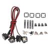 RC Headlight Universal 5‑7.4V 4LED White Light RC LED Headlights RC LED Lights With Plastic Shell for 1 10 RC Crawler