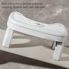 Non-slip Folding  Toilet Footstool Ergonomic Under Desk Footrest Toilet Seat  Bathroom Accessories