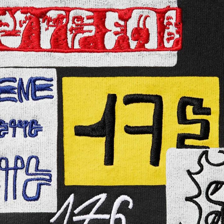 Supreme 176 Zip Up Hooded Sweatshirt Black